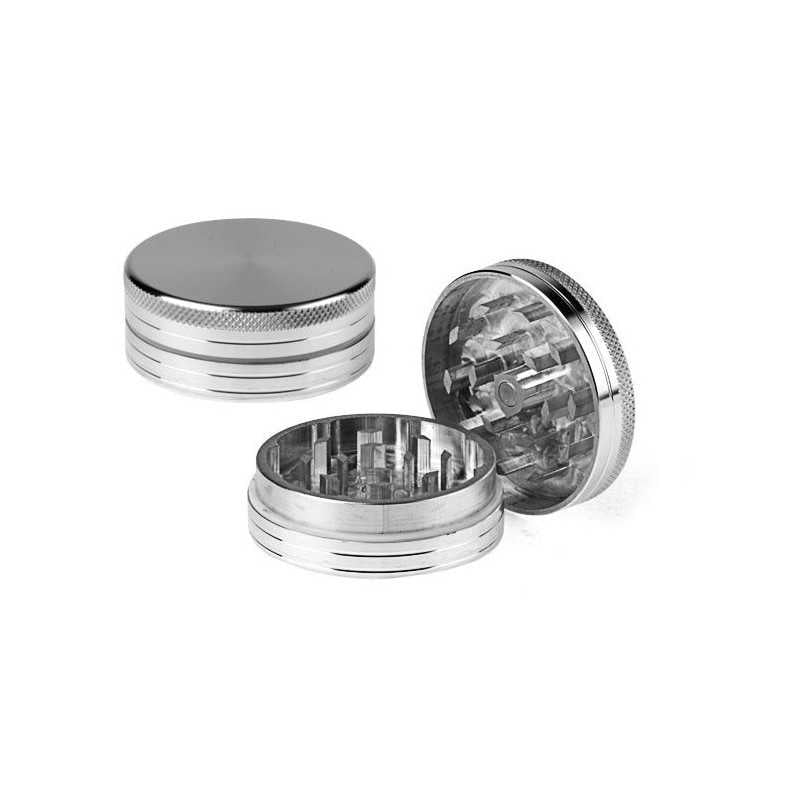 2-part Aluminum flower mill - 50 mm grinder - Maison Sativa