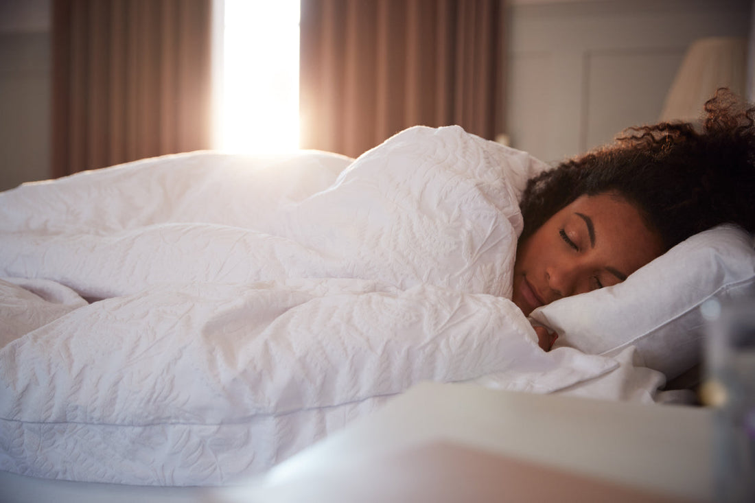 Femme qui dort profondément 