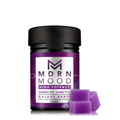 Gummies 750 mg Delta-9-THC & CBD Galaxy Grape - MDRN MOOD - Maison Sativa