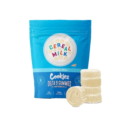 Cookies Gummies THC 10mg Delta-9 légales – Saveur Cereal Milk – Bonbons au cannabis légal, livraison rapide 24/48h | Maison Sativa