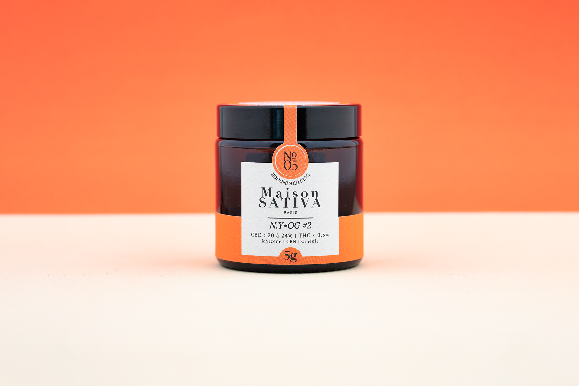 Pot Maison Sativa NY-OG, 5g de fleurs CBD indoor 