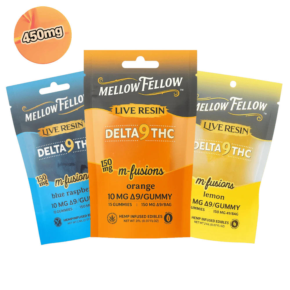 Pack Trio Gummies Live Resin Mellow Fellow - Lot économique 3 boîtes Maison Sativa
