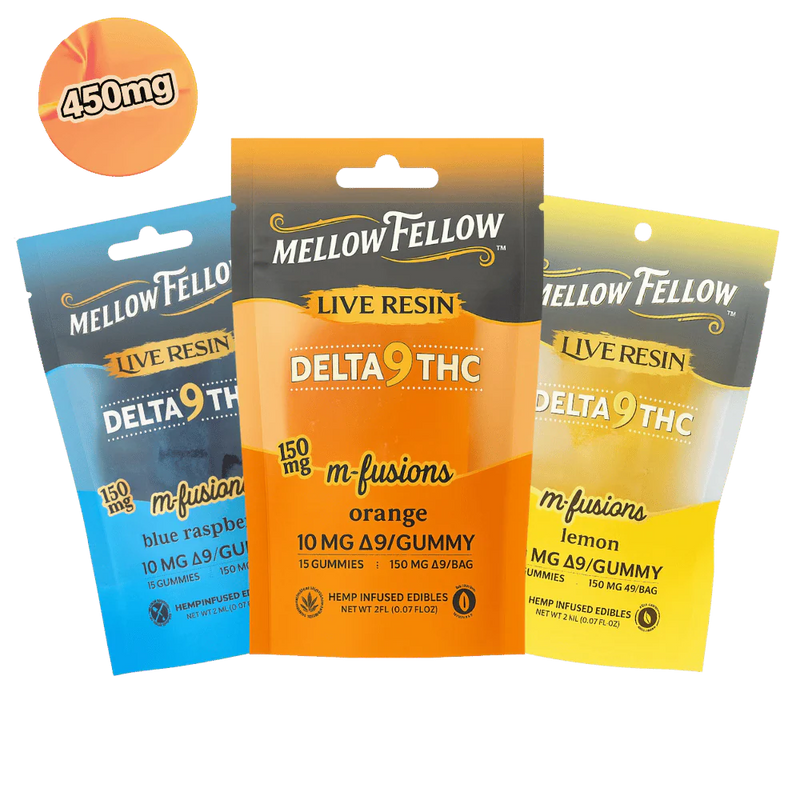 Pack Trio Gummies Live Resin Mellow Fellow - Lot économique 3 boîtes Maison Sativa