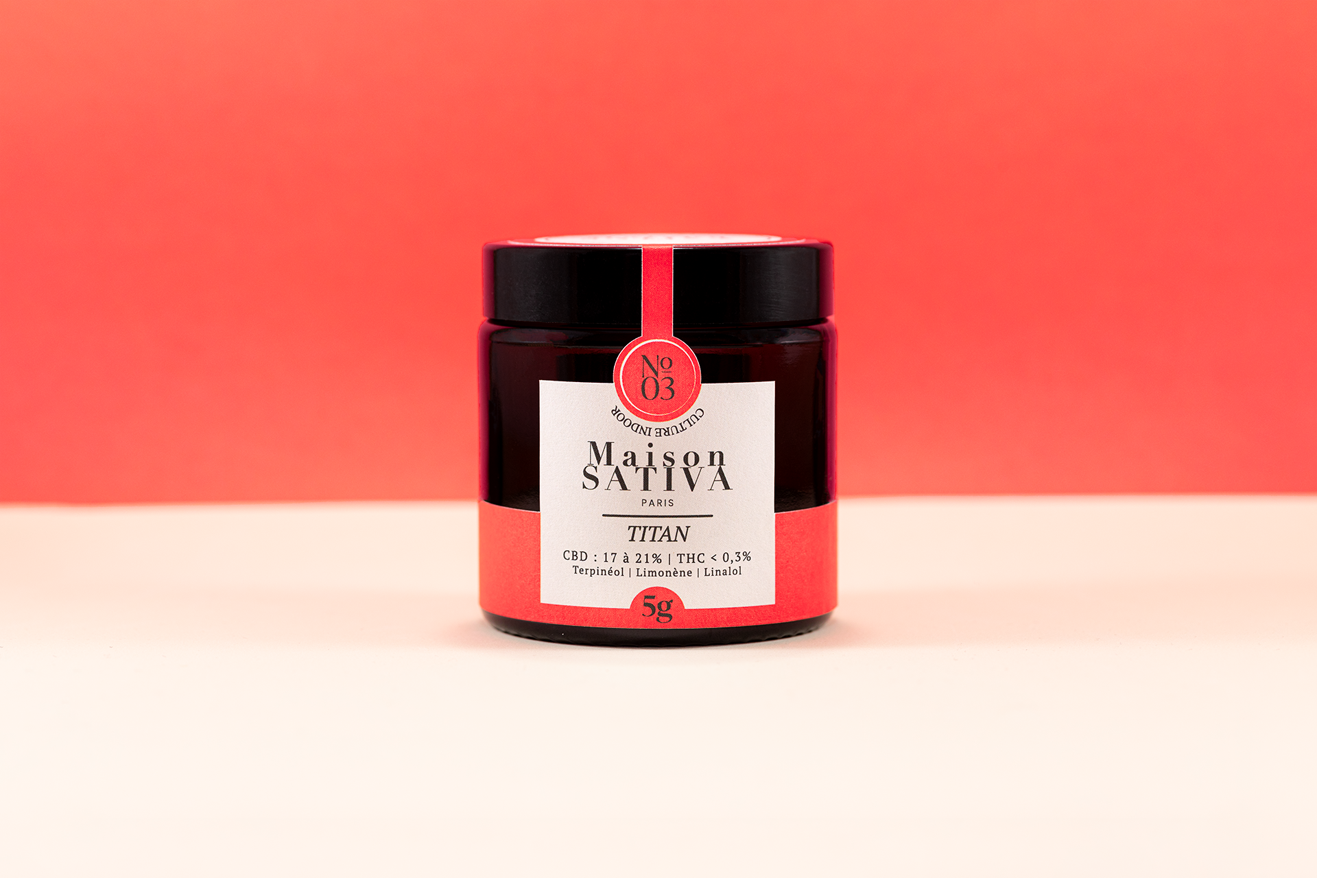 Titan 17 to 21% CBD - PREMIUM CBD FLOWER - Maison Sativa