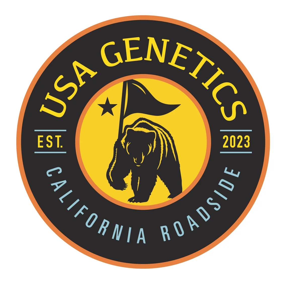 Badge du couvercle USA GENTICS