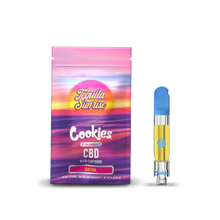 Cartouche de vaporisation CBD Cookies Tequila Sunrise, effet Sativa stimulant, par Maison Sativa