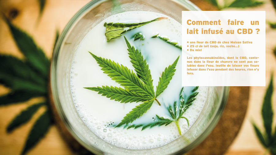 Load video: How to make CBD infused milk with hemp flower from Maison Sativa?