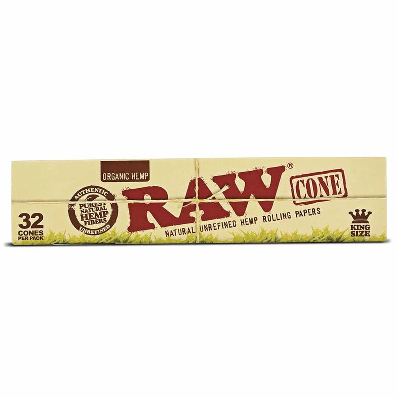 boite de 32 cônes en chanvre bio de la marque RAW