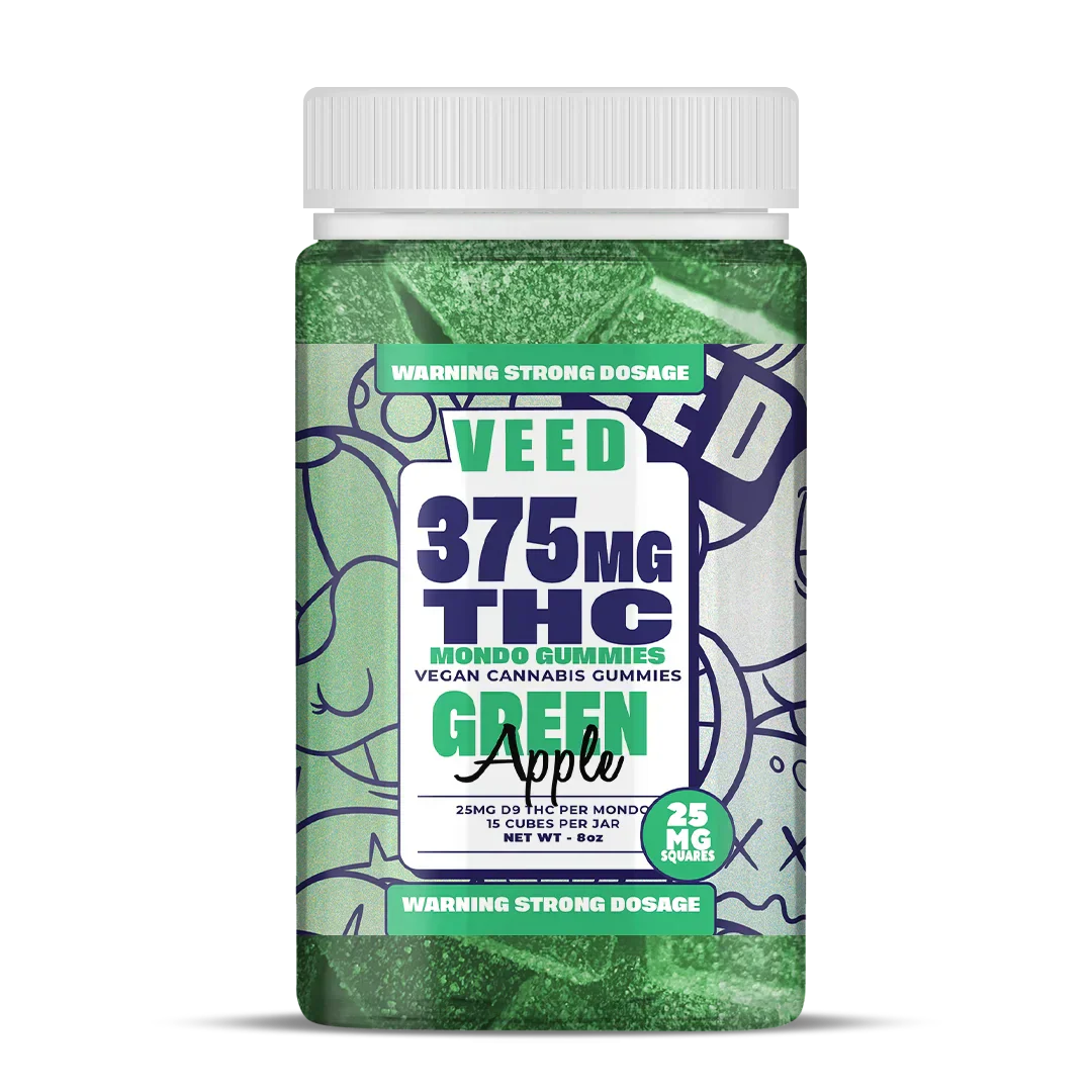 Gummies THC VEED 375mg Green Apple