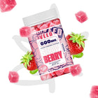 Gummies THC à la fraise 600mg vegan signés VEED
