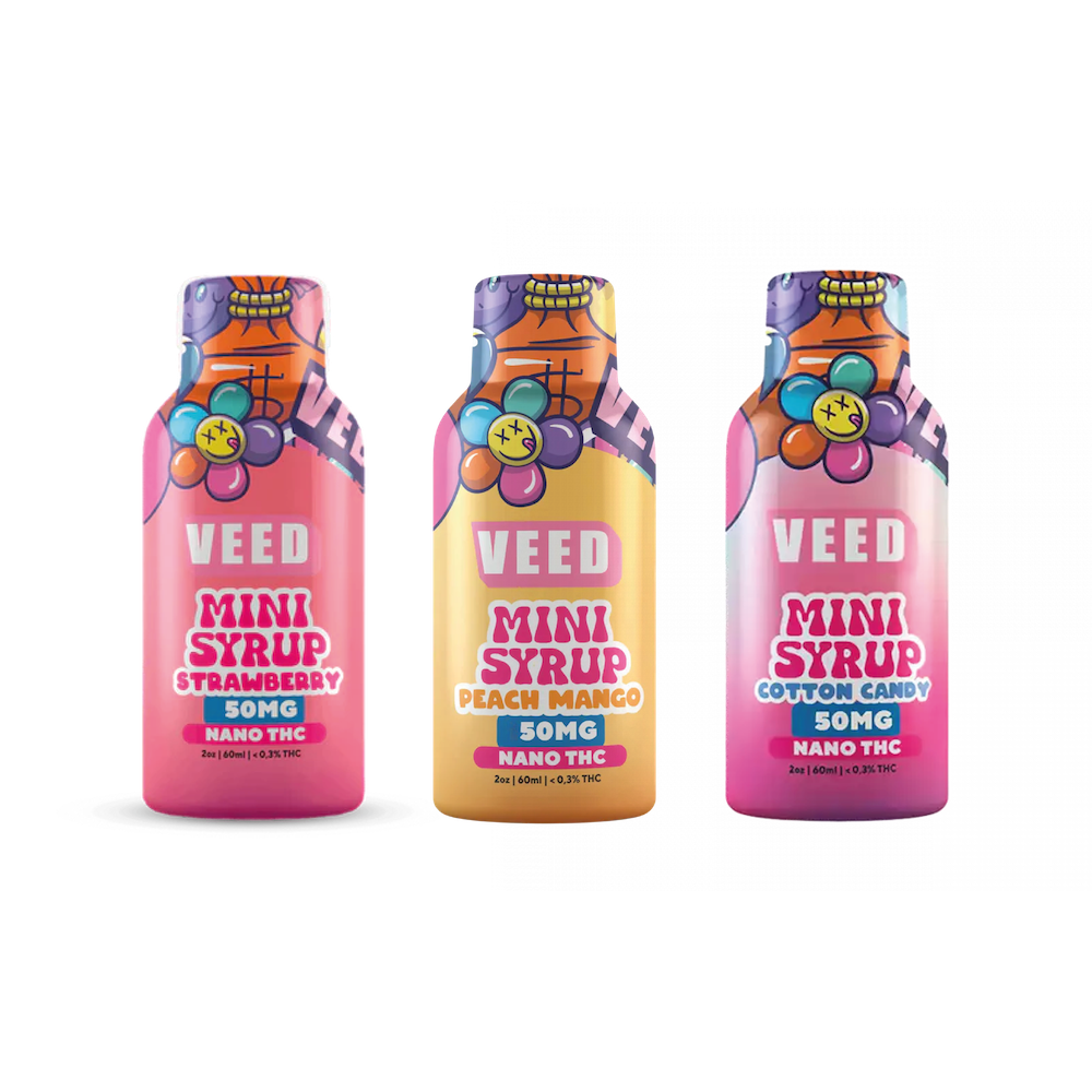 Sirop Delta 9 THC 50 mg VEED – Effet rapide, saveur fruitée et bien-être légal
