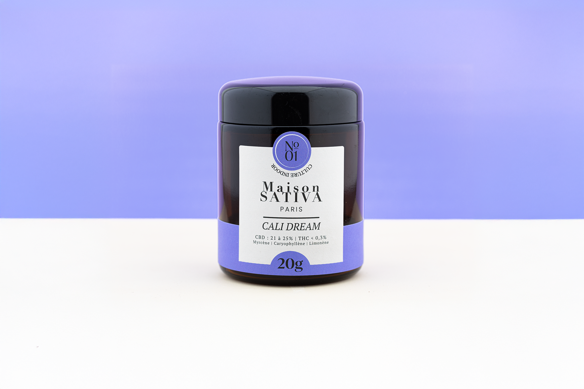 Pot de 20 g de fleurs CBD Cali Dream Maison Sativa