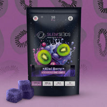 Gummies THC et CBD kiwi berry par Silent Seeds - Dosage 10mg