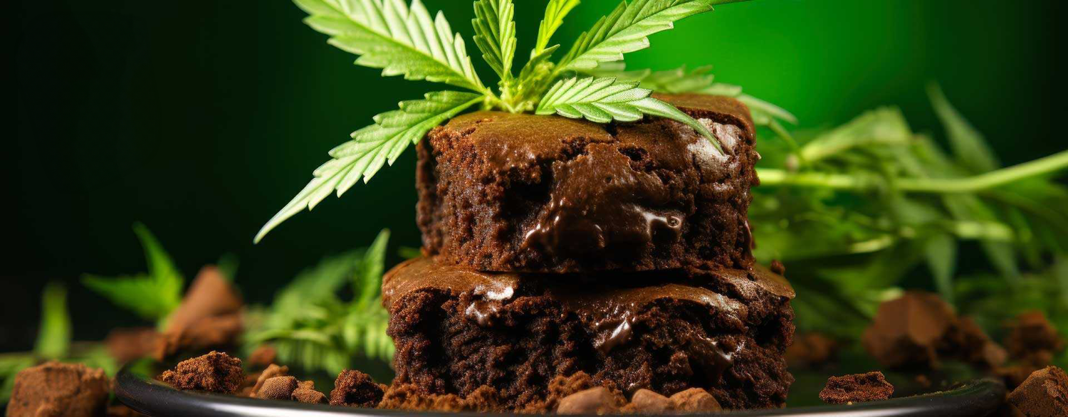 Brownie infusé au THC, space cake légal en France